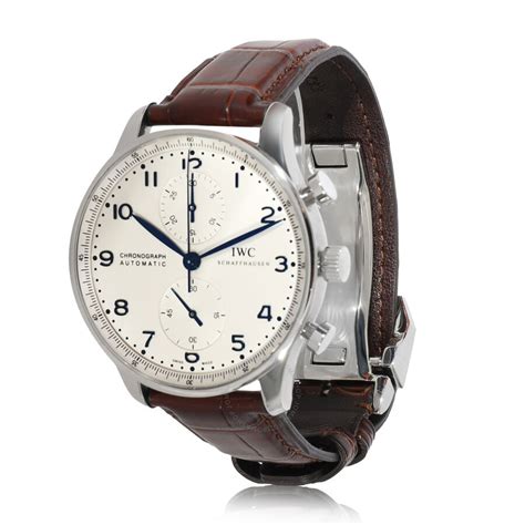 iw371446 iwc|IWC Portuguese Chronograph Automatic White Dial Men's Watch .